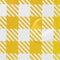 thumbnail image 4 of FREEAMG Buffalo Plaid Yellow Shower Curtain with Hooks, Waterproof Washable Fabric Shower Curtain for Bathroom Bathtub Decor, 60"x 72", 4 of 6