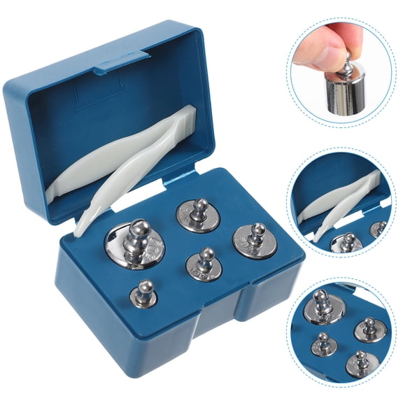 UPOUART Calibration Weights Steel and Plastic for Scales, Accurate Weight Measurement Kit 1 Set