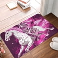 thumbnail image 5 of Daiia Skull White Horse Front Door Mat, Heavy Duty Durable Welcome Mat for Outdoor Indoor, Dirt Trapper Waterproof Super Absorbent Door Mat, 16" x 24", 5 of 9