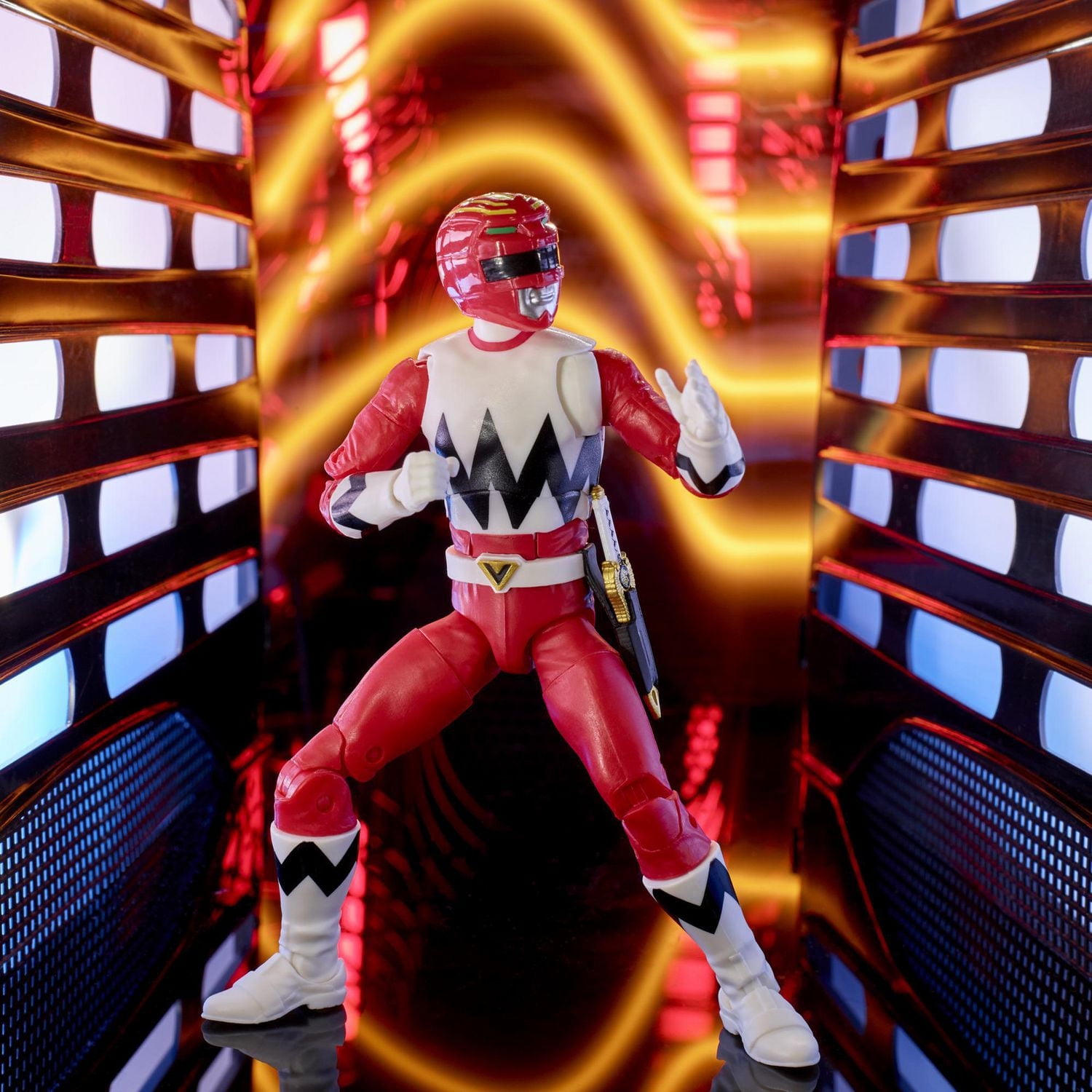 Power Rangers Lightning Collection Lost Galaxy Red Ranger 6-Inch Premium Collectible Action Figure Toy with Accessories