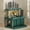 green and gold, variant on Kitchen Utensil Holder, Stainless Steel Utensil Drying Rack Flatware Holder Sinkware Caddy Countertop Organizer with 3 Divided Compartments, Rust Proof