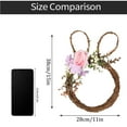 thumbnail image 5 of KUNPENG Easter Bunny Wreaths for Front Door with Eggs and Soft Blooms, Small Easter Wreath for Door and Mantel Decor, Easter Decorations for the Home Table Centerpiece, 5 of 5