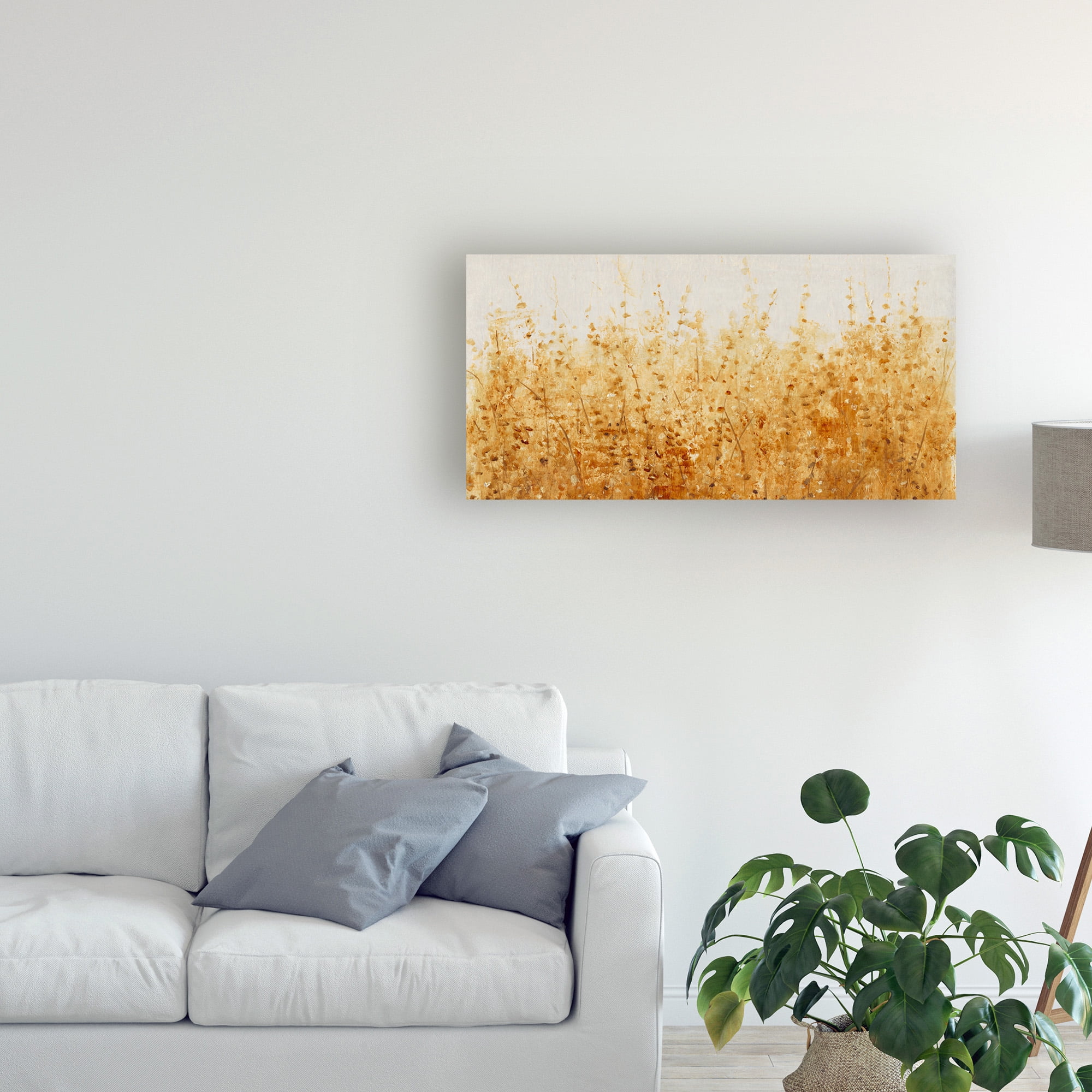 Trademark Fine Art 'Ochre Fields I' Canvas Art by Tim OToole
