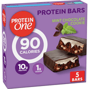 Protein One, 90 Calorie Protein Bar, Mint Chocolate Cookie, 5 Bars