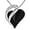 13b-Protection-Jet Black, variant on Leafael Infinity Love Heart Bermuda Blue Pendant Necklace Semptember Birthstone Crystal Jewelry Gifts for Women, Silver-Tone, 18"+2"
