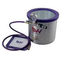 BVV 5 Gallon Aluminum Vacuum Chamber with Glass Lid
