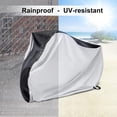thumbnail image 5 of Bike Cover Outdoor Storage Waterproof Bicycle Cover Rain Sun UV Snow Dust Wind Proof Bicycle Covers- Foldable Bike Storage Bag with Anti-theft Lock Hole for Mountain Bike and Road Bike Covers, 5 of 7
