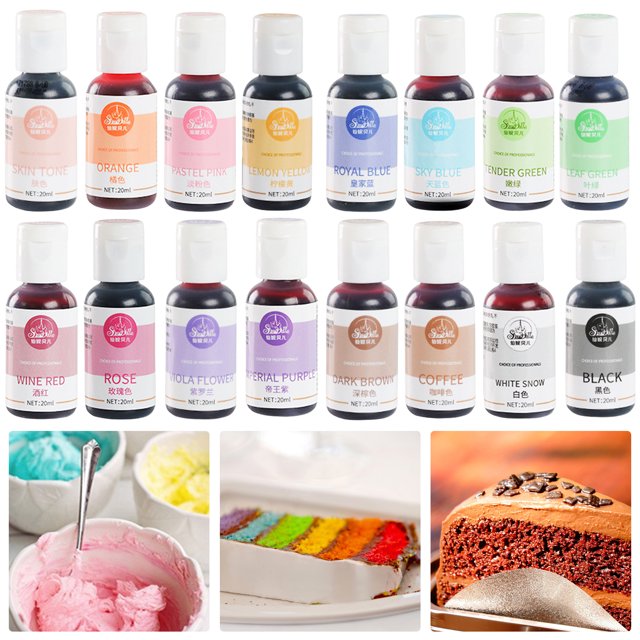 Highly Concentrated Food Coloring 20ml, Easy to Blend, Edible Cake