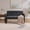 Black, variant on Sailvan Nordic Modern Chenille Loveseat,Compact 2-Seater Upholstered Sofa with Dual Armrests for Living Room,Bedroom,and Small Spaces Pink
