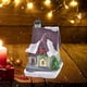 thumbnail image 5 of Estatua de casa pequeña iluminada, adorno luminoso para decoración navideña, jardín, hogar, mesa de Navidad EstiloE, 5 of 7