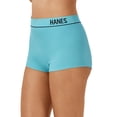 thumbnail image 3 of Hanes Originals Women's Seamless Rib Boyfit Underwear, 3-Pack, 3 of 7