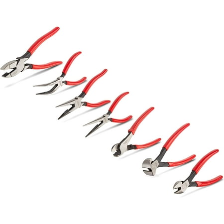 

JSTCL Pliers Set7-Piece (Long NoseDiagonal CuttingEnd CuttingCable CuttingLineman s) | PLR99010