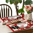 thumbnail image 5 of Eolstice Festive Valentine's Day Placemats Set, Decorative Table Printed Mats for Dining and Kitchen, for Parties, Holiday Gatherings, Gift Presentations, Home Decor, 5 of 6