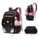 thumbnail image 2 of Mochila niñas, mochilas impermeables niños, mochila escolar niños pequeños, mochilas lindas viaje (Grande, A-Negra), 2 of 3