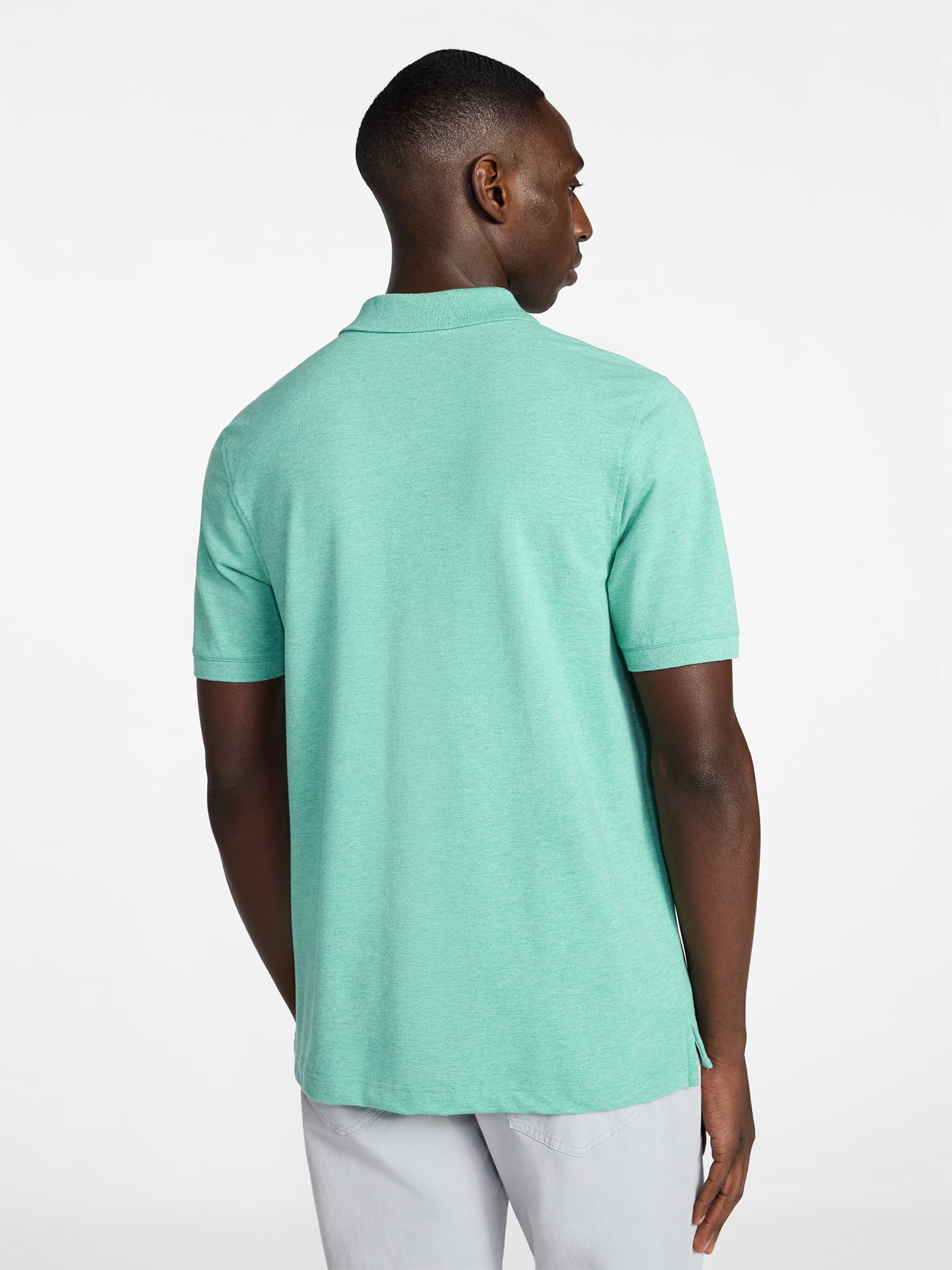 George Men's & Big Men's Classic Fit Pique Polo with Short Sleeves, Sizes XS-5XL, LT-3XLT