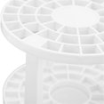 thumbnail image 3 of 49 Holes Makeup Brush Stand Rack Large Capacity Multifunction Nail Pen Holder Stand for Home Shop Office White, 3 of 5