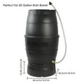 thumbnail image 3 of Heavy-Duty 50 Gallon Rain Barrel Stand - Black Plastic Base with Drainage Holes for Outdoor Garden & Lawn Water Collection Systems, 3 of 3