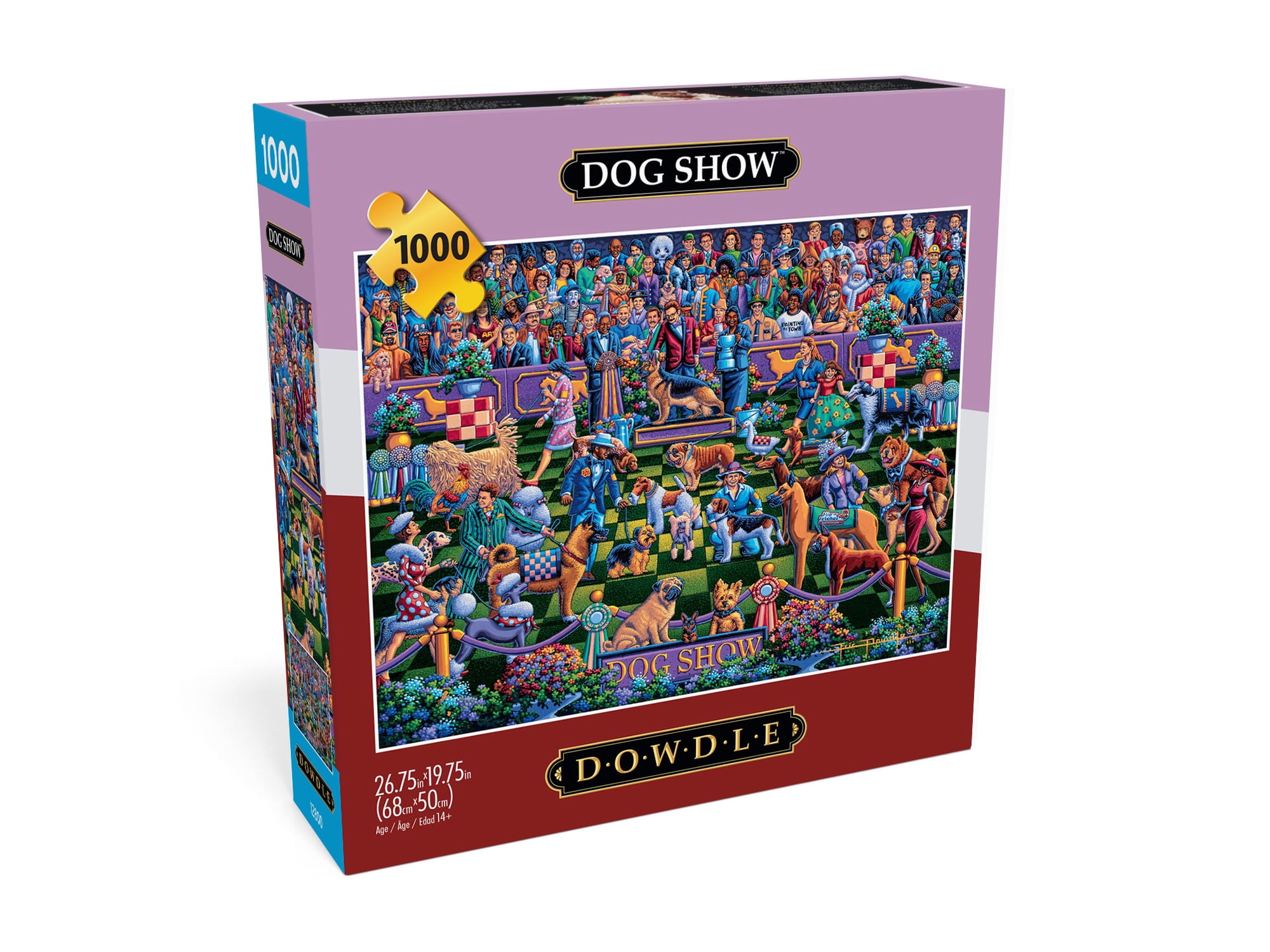 Buffalo Games 1000-Piece Dowdle Dog Show Interlocking Jigsaw Puzzle