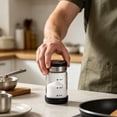 thumbnail image 5 of Glass Spice Shaker Bottle with Adjustable Pour Lid, 150ml Seasoning Dispenser with Measurement Marks, Stainless Steel Shaker Jar for Kitchen, Pepper, Salt, and Dry Spices Storage, 5 of 5