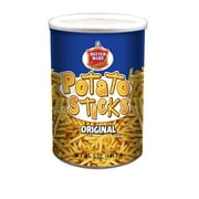Better Made Potato Sticks 5Oz Canister - Shoestring Potato Sticks - Gluten Free - Crunchy, Crispy Snack from Potatoes - Resealable Lid (Original, Single Can)