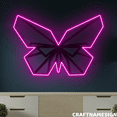 thumbnail image 2 of Craftnamesign Butterfly Led Acrylic, Living Room Wall Art, Animal Wall Decor, 2 of 5