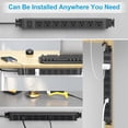 thumbnail image 3 of Power Strip HHSOET de metal con montaje giratorio de 360°, 8 enchufes, 3 of 6