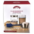 thumbnail image 3 of KILNER Create and Make 2-Piece Glass Sourdough Starter Set with Lids and Silicone Spatula, 3 of 5