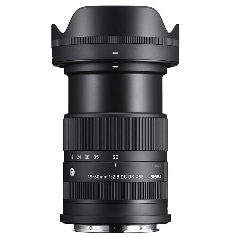 Sigma 18-50mm f/2.8 DC DN Lens, Sony E Mount, 27-75mm Equivalent