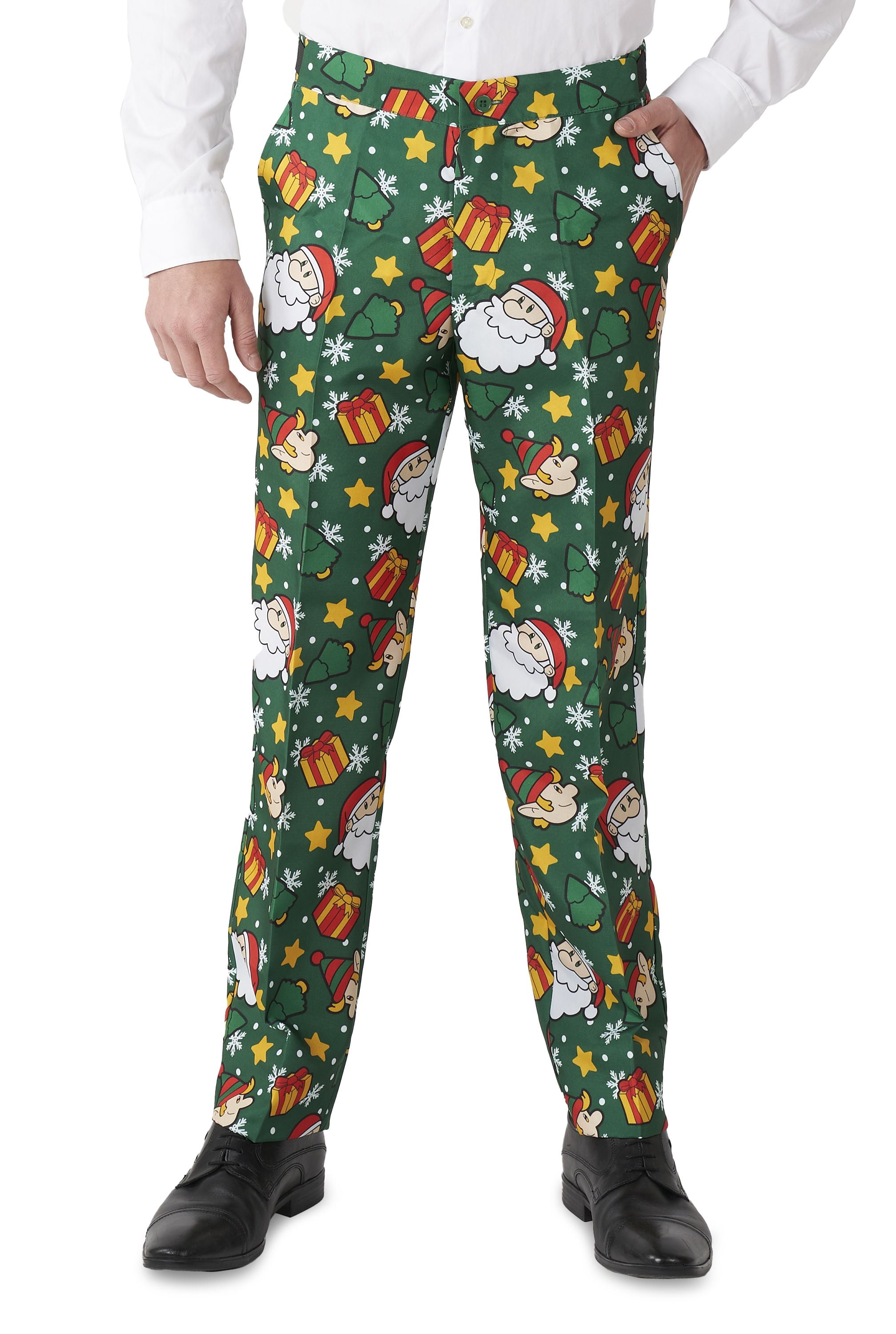 Suitmeister Men's Suits Santa Elves Green - L Green