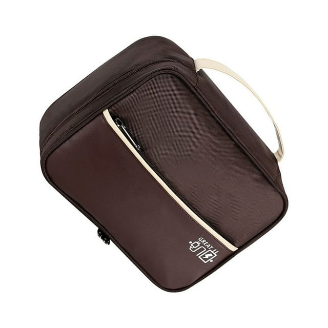 ruzhgo Charging Cable Case with Handle Protection Carrying Bag Storage Bags Electronics Device Organizer Outdoor Travel Black Coffee
