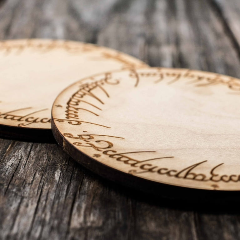 Lineman Coasters Set of 2 - Raw Wood Lineman Coasters Set of 2 - Raw Wood