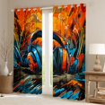 thumbnail image 2 of Homewish Boys Girls Gamer Headphones Blackout Curtains Set of 2 (52x84 Each),Video Game Window Curtains,Graffiti Splash Curtains and Drapes,Luxury Bedroom Decor, 2 of 6