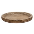 thumbnail image 6 of Creative Co-Op Whitewashed Round Decorative Wood Tray, 6 of 6