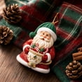 thumbnail image 5 of Cute Santa Claus Acrylic Christmas Ornaments Decorations, Xmas Hanging Tree Pendants, Seasonal Indoor Outdoor Decor for Christmas Tree Mantel Window Wall, 5 of 7
