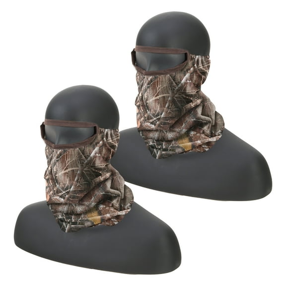Vanish Visa Form Camo Head Net Face Mask, Unisex One Size, 2-Pack, Realtree Edge, Breathable