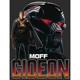 thumbnail image 2 of Women's Star Wars: The Mandalorian Moff Gideon Portrait Graphic Tee Black X Large, 2 of 4
