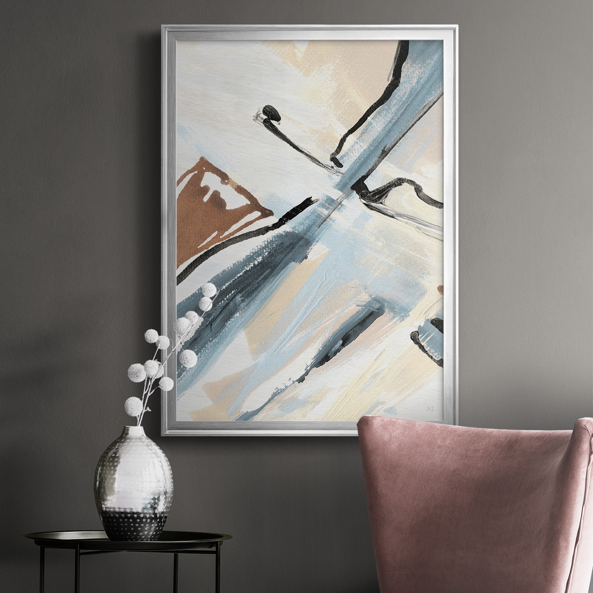 Dancing Wind Revisit I Premium Classic Framed Print - Ready to Hang