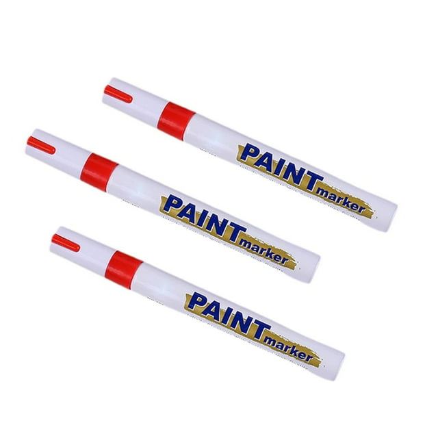 3-Pack Auto Paint Touch Up Pens, Quick & Easy Car Scratch Repair Filler Pen, Oil-Based Marker for Vehicle Maintenance & Refinishing, Durable & Fast Drying