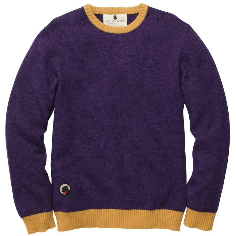 Purple and gold best sale sweater