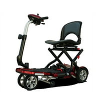 EV Rider TRANSPORT PLUS Folding Mobility Scooter Red