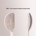 thumbnail image 3 of Self Cleaning Hair Brush - Curved Vented Design for Faster Blow Drying,Works on Wet & Dry Hair Suitable for Women, Men, 3 of 7