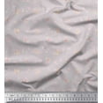 thumbnail image 1 of Soimoi Polyester Crepe Fabric Leaves & Rose Night Wear Print Fabric by Yard 52 Inch Wide, 1 of 1
