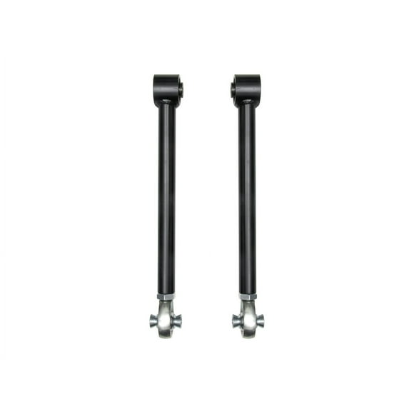 Fits 2018-2023 Jeep Wrangler JL Icon Vehicle Dynamics Control Arm 22023 Tubular; Adjustable; Black; Steel; Greaseable; Set Of 2