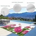 thumbnail image 3 of Pink Spring Floral Outdoor Rug for Patio/Deck/Porch, Non-Slip Large Area Rug 4 x 6 Ft, Butterfly Farmhouse Indoor Outdoor Rugs Washable Area Rugs, Reversible Camping Rug Carpet Runner, 3 of 8