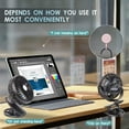 thumbnail image 2 of SkyGenius Portable Clip on Fan Battery Operated Fan with Hanging Hook Rechargeable Stroller Fan, Black, 2 of 9