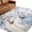 Blue, variant on Thanksgiving Entryway Rug 2'x3' Non Slip Front Door Mats, Fall Blue White Pumpkin Leaves Flowers Entrance Rugs Indoor Outdoor Carpet, Washable Floor Mats Small Area Rug for Bedroom Kitchen