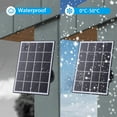 thumbnail image 6 of Solar Powered Surveillance Camera Doorbell with Low Power Consumption, Efficient 3W 5V Solar Charging Panel for Outdoor Use, 6 of 7