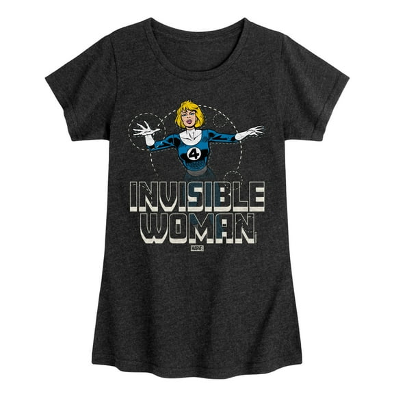 Marvel - Fantastic Four Invisible Woman - Youth Girls Short Sleeve T-Shirt