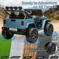 thumbnail image 4 of EDTara 24V Ride On Toys for Big Kids, 2 Seater Ride On Cars with Remote Control, Ride On Truck with 4-Wheeler Suspension, 3 Speeds, LED Lights, 4 of 9