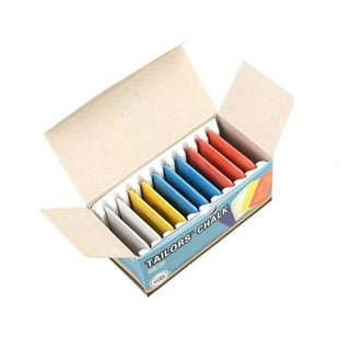 ASEANAO 10 PCS Fabric Chalk for Sewing Tailors Chalk, Tailor Chalk Fabric  Markers for Sewing (Square White)